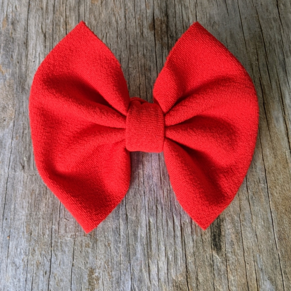 Red 6" Boutique Bow NEW